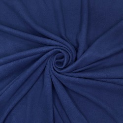 Флис Односторонний 130 гр/м2, цвет Темно-синий (на отрез)  в 