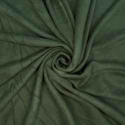Ткань Флис Односторонний 130 гр/м2, цвет Темный хаки (на отрез)  в 