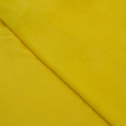 Флис Односторонний 180 гр/м2, Желтый (на отрез)  в 