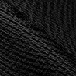 Прорезиненная ткань Оксфорд 600D ПВХ, Черный (на отрез)  в Волгограде