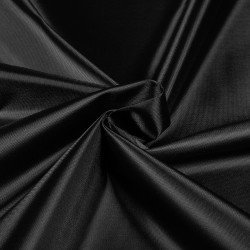 *Ткань Оксфорд 210D PU, цвет Черный (на отрез)  в Волгограде